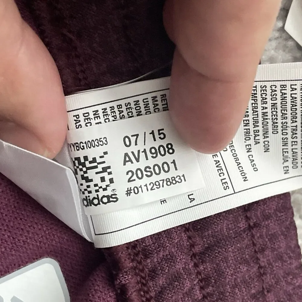 New Adidas Texas A&M Aggies Sweatpants Tapered Men's Small Maroon AV1908